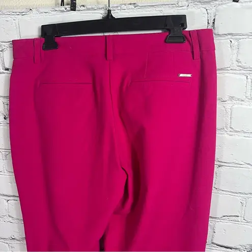 Women's New York & Company Bright Pink Classic Stretch Dress Pants Size 8 (A1)