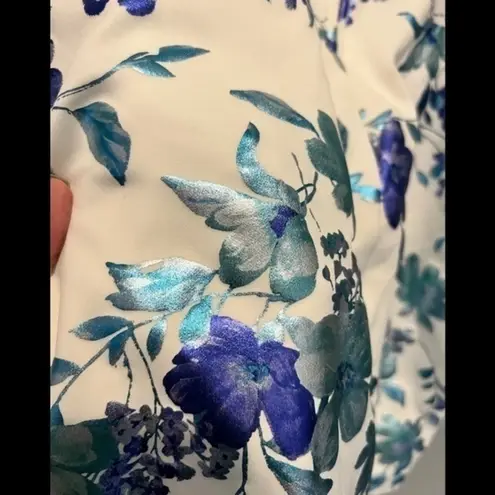 CITY STUDIO 11 Floral Bodycon Cocktail Party Dress Blue White Size undefined