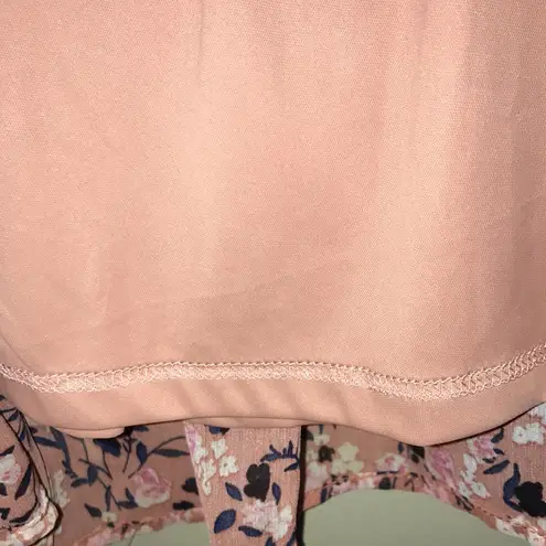 Adyson Parker Women’s Boho Floral Print Long Balloon Sleeve Tiered Hem Dress