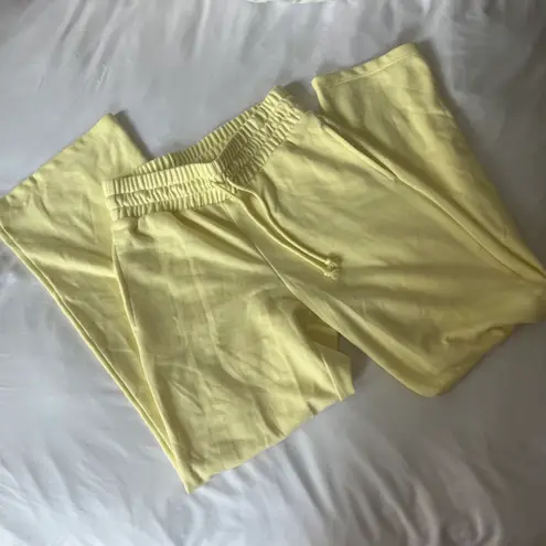 Wild Fable Wide Leg Yellow Sweatpants