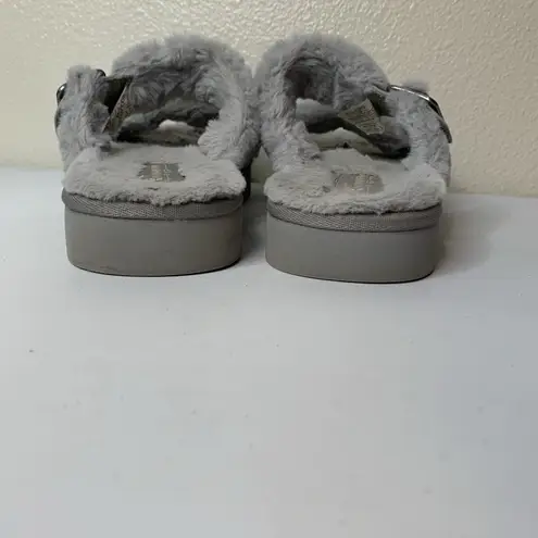 Koolaburra by Ugg Koolaburra UGG Furr-Ah Gray Slipper Sandals Shoes Women’s Sz 8