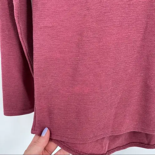 Woolrich thermal waffle knit long sleeve tee Buffalo plaid mixed print large