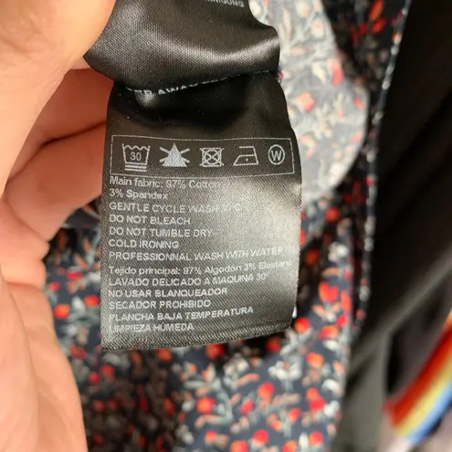 Ba&sh Seb Ditsy Floral Jumpsuit Black Noir Longsleeve Womens XS