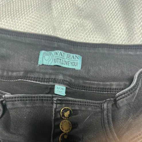 Wax Jean High Rise Gray Jeans Classic Fit