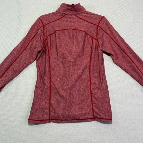 Antigua Womens NC State Wolfpack Quarter Zip Pullover Shirt Red Size M