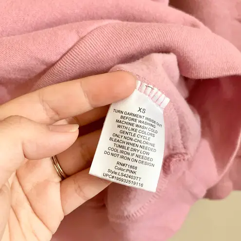 Betty Boop Pink Embroidered Long Sleeve Sweatshirt US XS 0-2