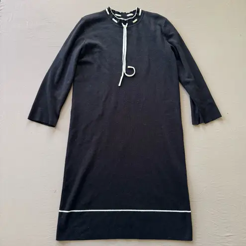 yakira bella. Tie Neck Knit Sweater Dress