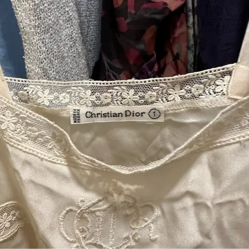 Christian Dior VTG  100% Silk Mini Dress S