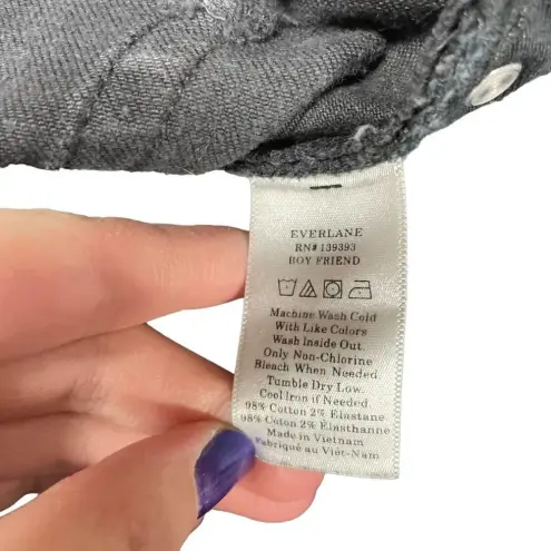 Everlane  The Boyfriend Jeans in‎ Black Denim Size 25 Regular