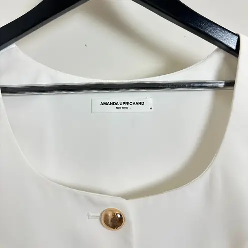 Amanda Uprichard  Kya Romper in Ivory Size Medium - Image 7