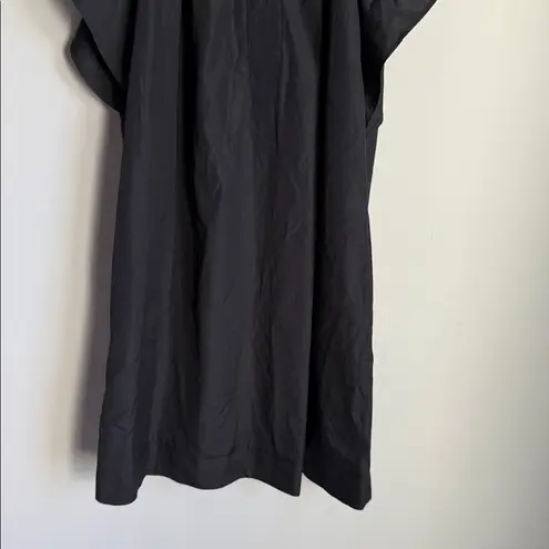 Max Mara Studio SOSPIRO Poplin mini dress with flounce