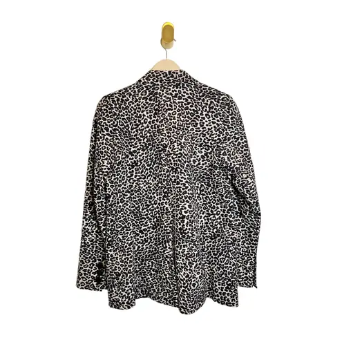 ANINE BING NWT Madeleine Leopard Print Double Button Blazer Jacket XS
