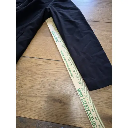 Christopher & Banks Black Full Zip Size Large Stretch Jacket Blazer Office City