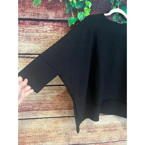 COG The Big Smoke Sweatshirt Pullover Crewneck One Size Black Dolman Sleeves