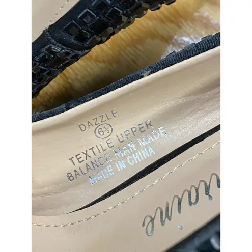 Lauren Lorraine Dazzle Women's Rhinestone Embellished Pointed Toe Heels 6.5 S16