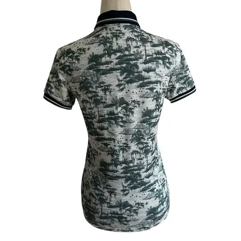 Greyson Green/Multicolor Printed Mystic Marsh Scarlett Shirt Women Sz XS | 63