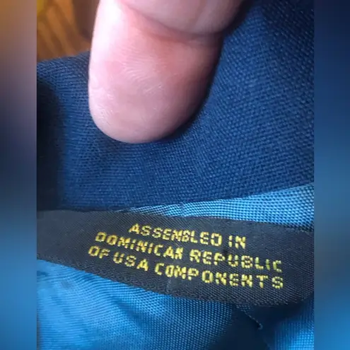 Vintage 1971 Women’s Double Breasted Blazer Bengal Blue Size 14R Jacket