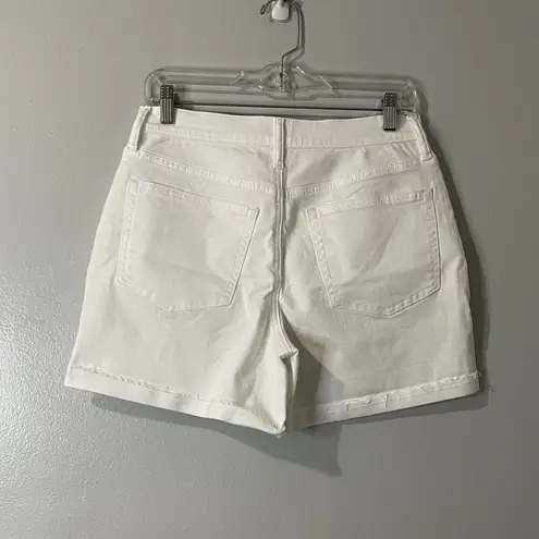 J.CREW Classic White Denim Shorts Size 26 NEW Casual Beach Summer Coastal BY129 - Image 5