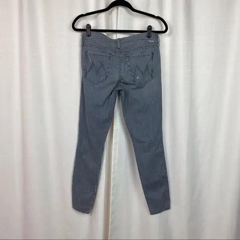 Mother The Vamp On The Road Destroy Wash Ankle Jeans Sz.27 Blue