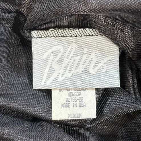 Blair Vintage Black Half Slip Lace Hem 90s Women's Medium Made in USA