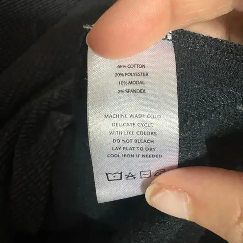 Lilla P Textured Waffle Oversized Easy Turtleneck Gray