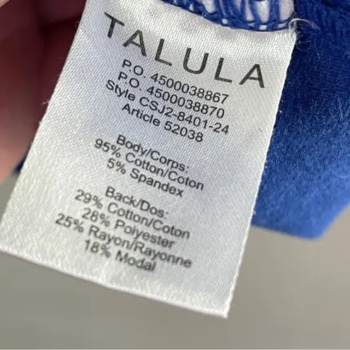 Talula ARITZIA Lace Open Back Bodycon Mini Dress in Electric Blue, Small