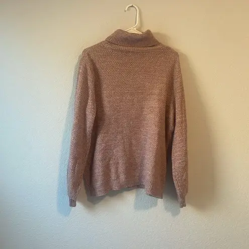 June & Jo size Medium pink turtleneck sweater