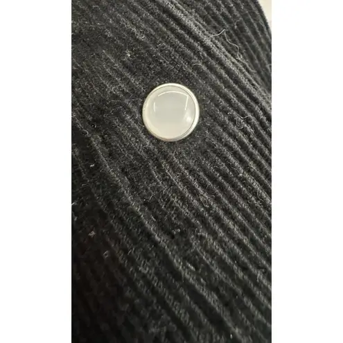 Forever 21  Oversized Corduroy BLACK   Shirt Jacket Women's  Retro SZ MEDIUM