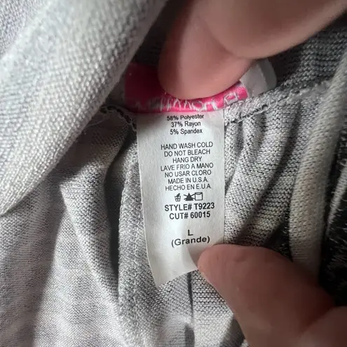 Pretty Young Thing Womens L Black White Stripe Strap Back Hi