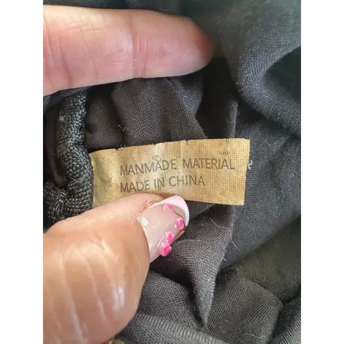 Unbranded Crochet Straw Woven Rainbow Stripe Lined Cosmetic Zipper Pouch