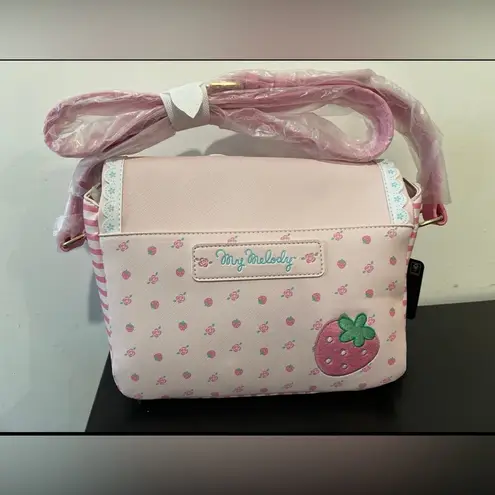 Her Universe Sanrio My Melody and My Sweet Piano Strawberry Crossbody Bag