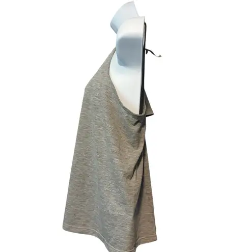 Adidas  Women's Heather Gray Open Back Tank Top Medium