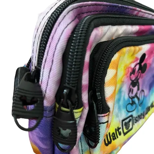 Disney Walt  World Tie Dye 2 Way Shoulder Waist Bag NWOT