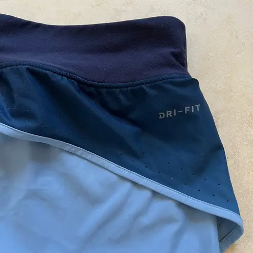 Nike  Women's Dri-fit Blue Ombre Athletic Shorts Size M