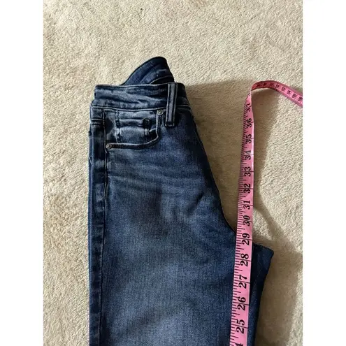 Silver Jeans Silver Suki Super Stretch Women's Skinny Mid Rise Blue Denim Embroidered Sz 26