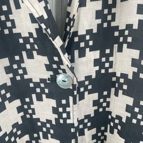 Tracy Reese HOPE FOR FLOWERS By Blazer Size Extra Large NWT Peaked Organic Linen - Image 12