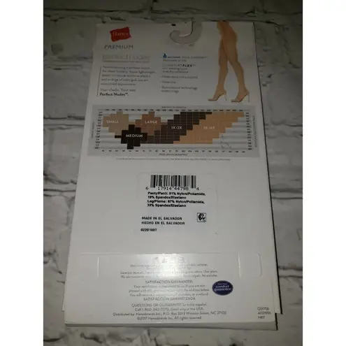 Hanes Women's Lightest Coverage Tummy control Pantyhose  Premium  S* transparent