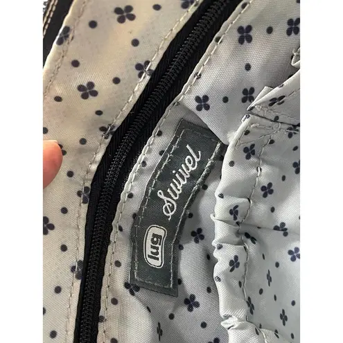 Lug Swivel Convertible Crossbody Bag Lily Grey RFID Protected