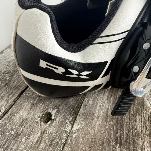 Venzo RX Cycling Shoes White Black Women’s 6.5 / Men’s 5 EU 38 SPD W/O Clips