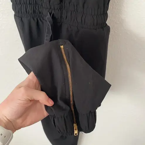 ALBION FIT Albion XS Tall Black Classic Overall Jumpsuit