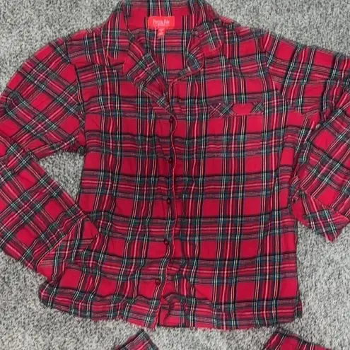 Macy's Macy’s Family Pj’s - Red Green Plaid - XL