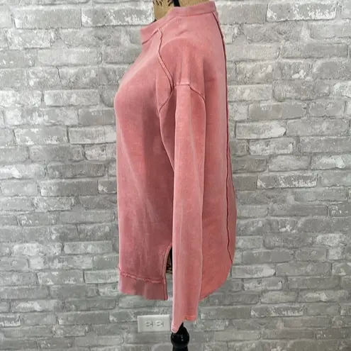 Anthropologie PILCRO Imogen Seamed Tunic Pink Size XS