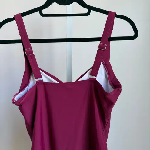 Tempt Me ‎ Swimsuit sz M  burgundy one piece swimsuit NWT