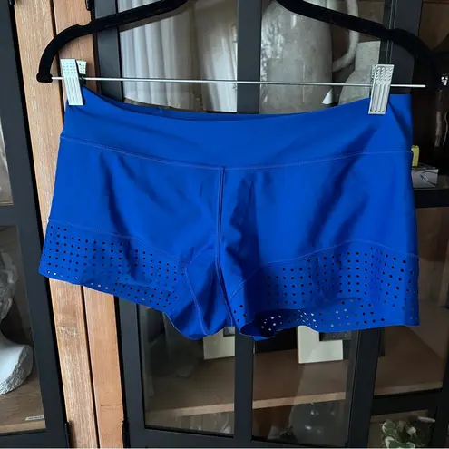 Lululemon Stride To Tide Shorts Harbor Blue swimsuit cobalt low rise pockets