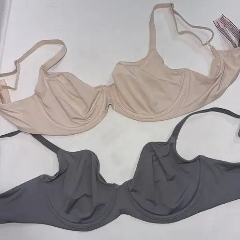 Victoria Secret Underwire Unlined Balconette Demi Bra Lot Of 2 Size 34D
