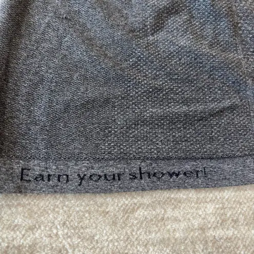 Lululemon Swiftly Tech Racerback Heather Gray Soot Size 8 Running Gym Workout