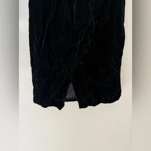 Jessica McClintock NWT Vintage 90s Gunne Sax Velvet One Shoulder Dress, Size 7/8