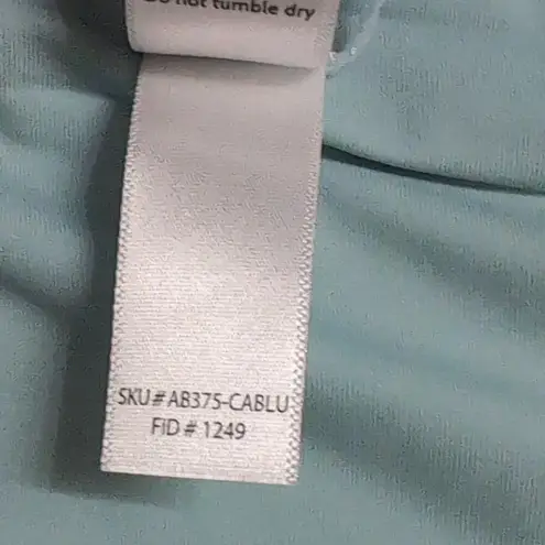 ANDIE The Skirt Bottom Attached Bikini Bottom CABLU Blue Swim Swimwear S New