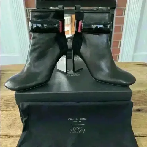 Rag and Bone 🔥 x Star Wars Ellis
Force Boots Limited Edt
Black Leather Booties Sz 9