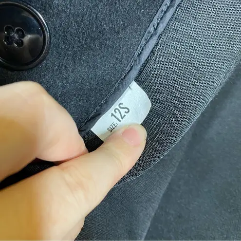 Sterlingwear Anchor Collection Military Navy Wool Blend Peacoat Black Size 12